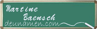 Martine Baensch Visitenkarte
